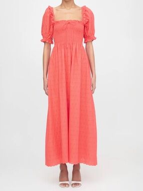open lace back dress The Scarlett Midi Nap Dress | White Patchwork Organza / Xxxxl